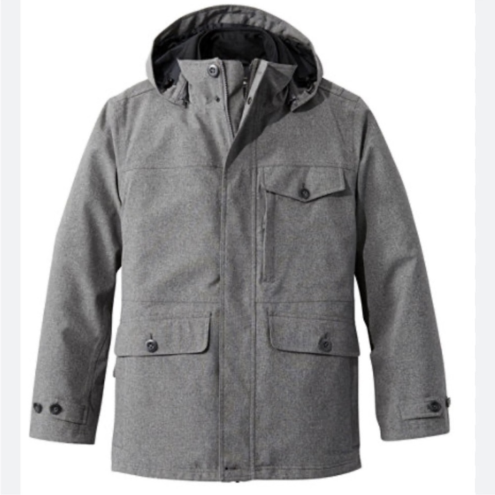 LL Bean 3 In 1 Jacket Mens Size XL Hooded Liner Primaloft Parka Winter - Picture 1 of 12
